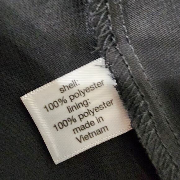 NWT Lane Bryant Womens Split Neck Popover Blouse Black Sheer Ruffle Pleated 18 - Picture 10 of 14